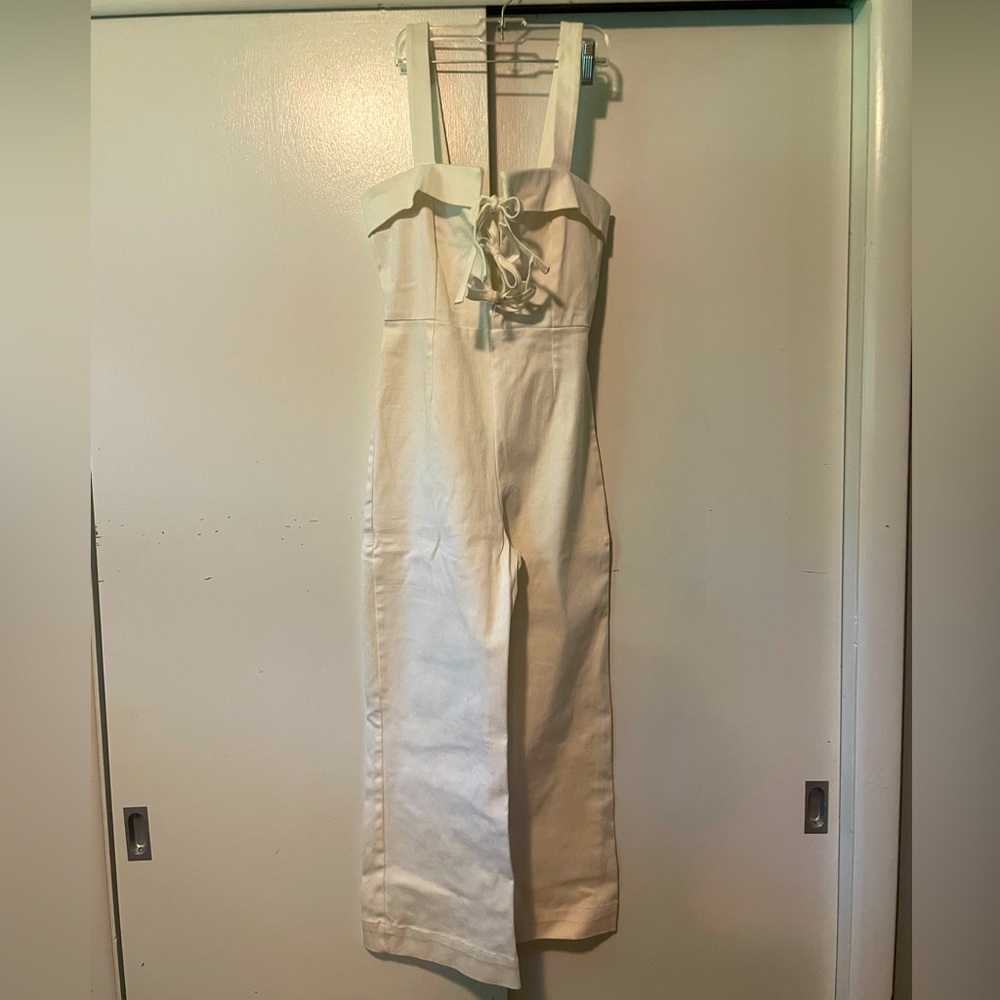 Clayton white Jumpsuit, Size 0